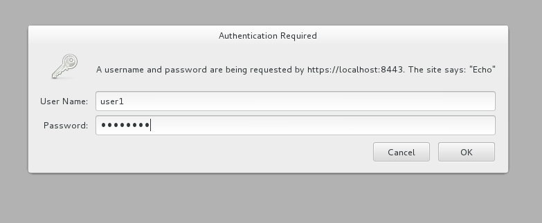 Auth popup prompt