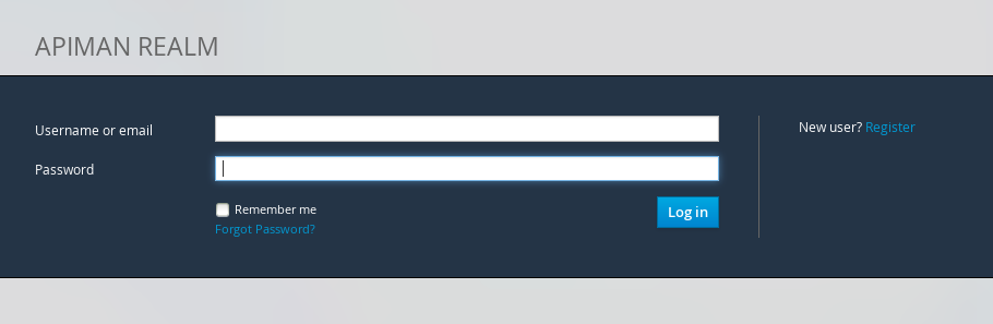 Apiman realm login