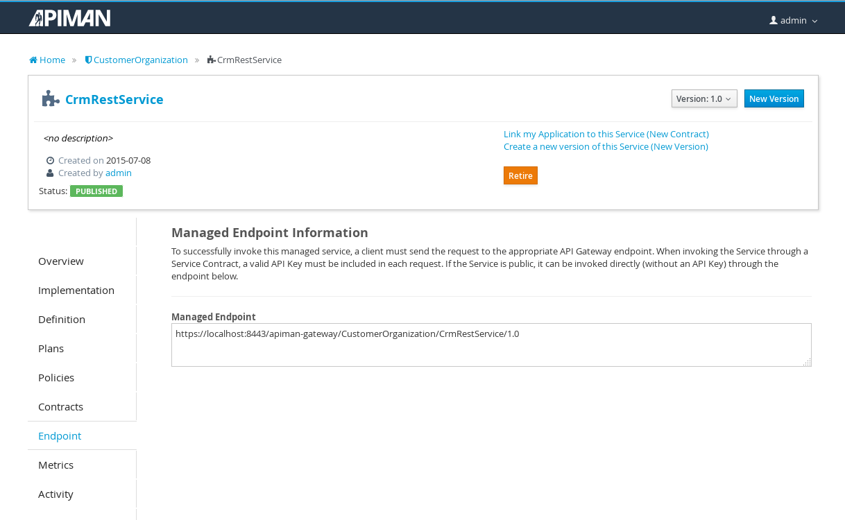 Image: Managed API Endpoint