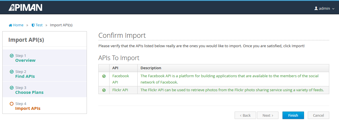 Image: Import APIs